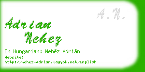 adrian nehez business card
