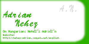 adrian nehez business card